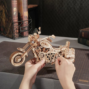 Puzzle 3D - Moto tipo cruiser