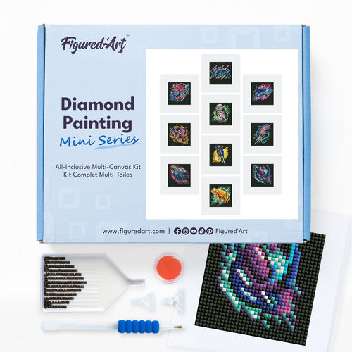 Mini Set Diamond Painting - Animali