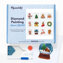 Carica l&#39;immagine nel visualizzatore di Gallery, Mini Set Diamond Painting - Natale