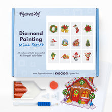 Carica l&#39;immagine nel visualizzatore di Gallery, Mini Set Diamond Painting - Natale 2