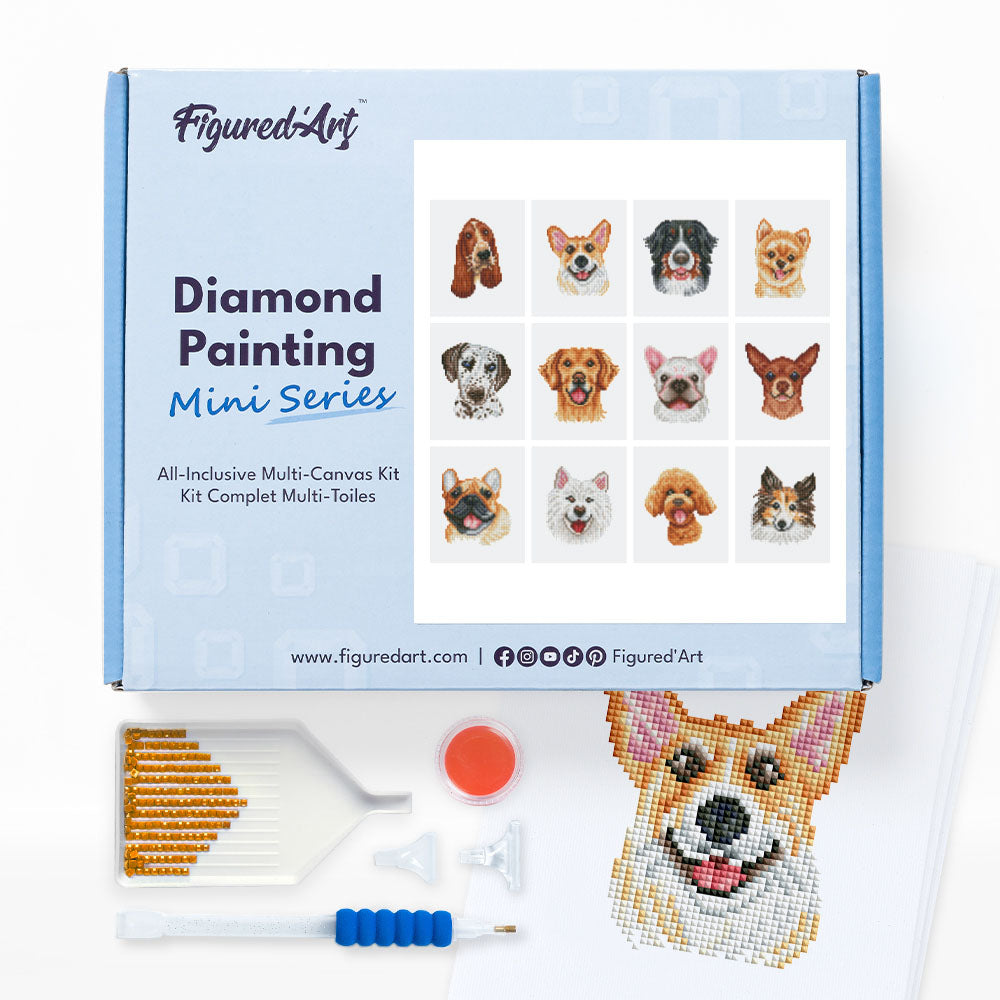 Mini Set Diamond Painting - Cani