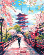 Carica l&#39;immagine nel visualizzatore di Gallery, Diamond Painting - Kyoto in Primavera