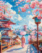 Carica l&#39;immagine nel visualizzatore di Gallery, Diamond Painting - Viale dei Sakura a Kyoto