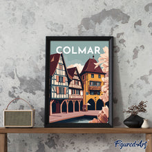 Carica l&#39;immagine nel visualizzatore di Gallery, Diamond Painting - Poster di viaggio a Colmar