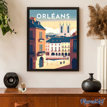 Carica l&#39;immagine nel visualizzatore di Gallery, Diamond Painting - Poster di viaggio a Orleans