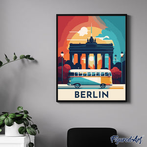 Diamond Painting - Poster di viaggio a Berlino