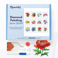 Carica l&#39;immagine nel visualizzatore di Gallery, Mini Set Diamond Painting - Fiori 2