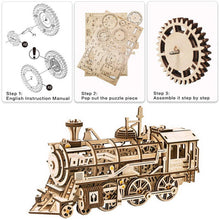 Carica l&#39;immagine nel visualizzatore di Gallery, Puzzle 3D - Locomotiva