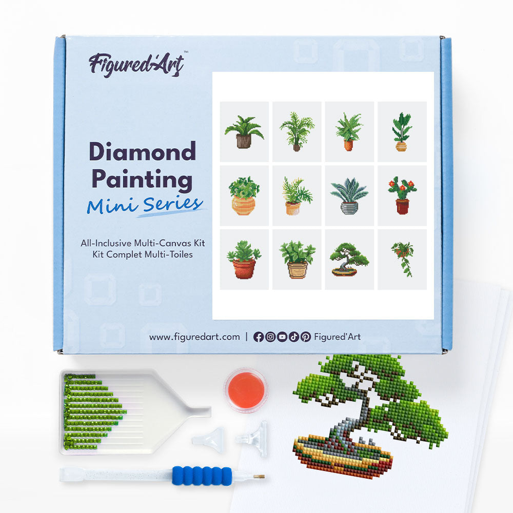 Mini Set Diamond Painting - Piante 3