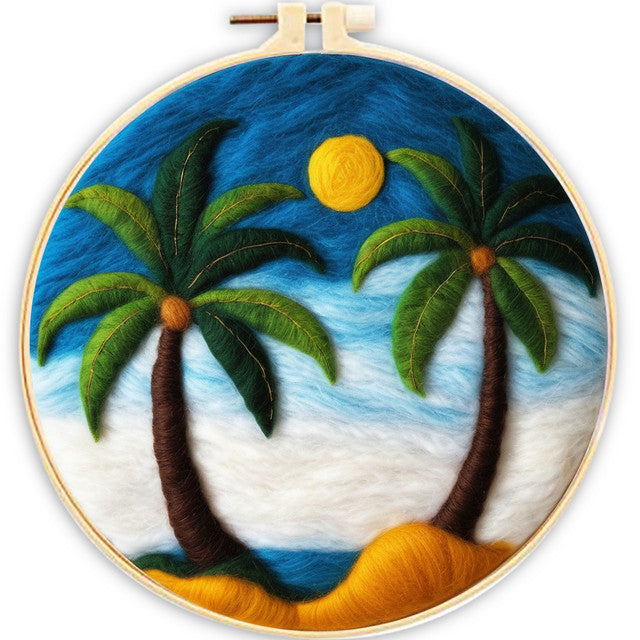 Needle Felting Scena Tropicale