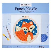 Carica l&#39;immagine nel visualizzatore di Gallery, Punch Needle Kit Volpe nella neve