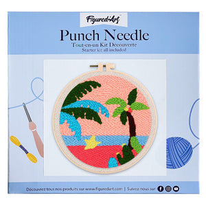 Punch Needle Kit In spiaggia