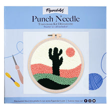 Carica l&#39;immagine nel visualizzatore di Gallery, Punch Needle Kit Cactus nel deserto