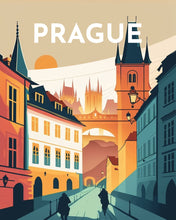 Carica l&#39;immagine nel visualizzatore di Gallery, Diamond Painting - Poster di viaggio a Praga