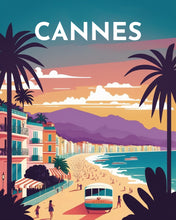 Carica l&#39;immagine nel visualizzatore di Gallery, Diamond Painting - Poster di viaggio a Cannes