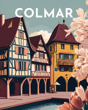 Carica l&#39;immagine nel visualizzatore di Gallery, Diamond Painting - Poster di viaggio a Colmar