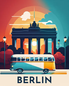 Diamond Painting - Poster di viaggio a Berlino