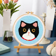 Carica l&#39;immagine nel visualizzatore di Gallery, Punch Needle Kit Testa di Gatto