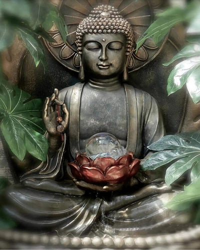 Diamond Painting - Statua del Buddha in pace