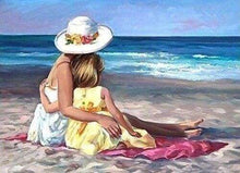 Carica l&#39;immagine nel visualizzatore di Gallery, Diamond Painting - Famiglia Sulla Spiaggia