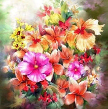 Carica l&#39;immagine nel visualizzatore di Gallery, Diamond Painting - Fiori Multicolore