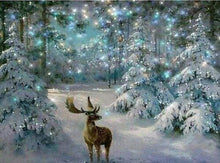 Carica l&#39;immagine nel visualizzatore di Gallery, Diamond Painting - Renna Innevata