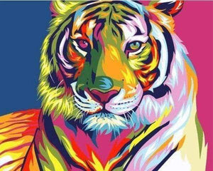 Diamond Painting - Tigre Colorata