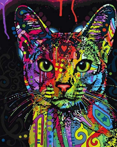 Dipingere con i numeri - Gatto Fashion