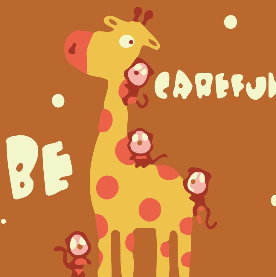 Dipingere con i numeri Bambini - Giraffa – Figured'Art