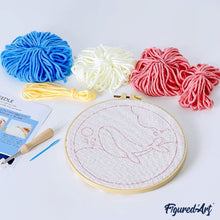 Carica l&#39;immagine nel visualizzatore di Gallery, Punch Needle Kit Fiori in autunno