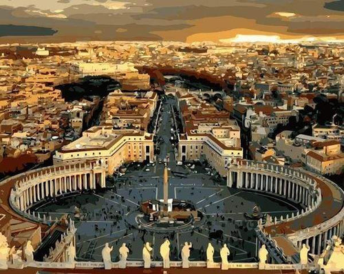 Dipingere con i numeri - Roma In Italia