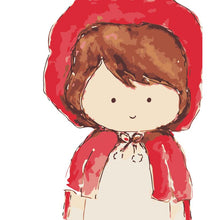 Carica l&#39;immagine nel visualizzatore di Gallery, Dipingere con i numeri Bambini - Cappuccetto Rosso