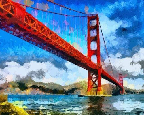 Dipingere con i numeri - Ponte Di San Francisco